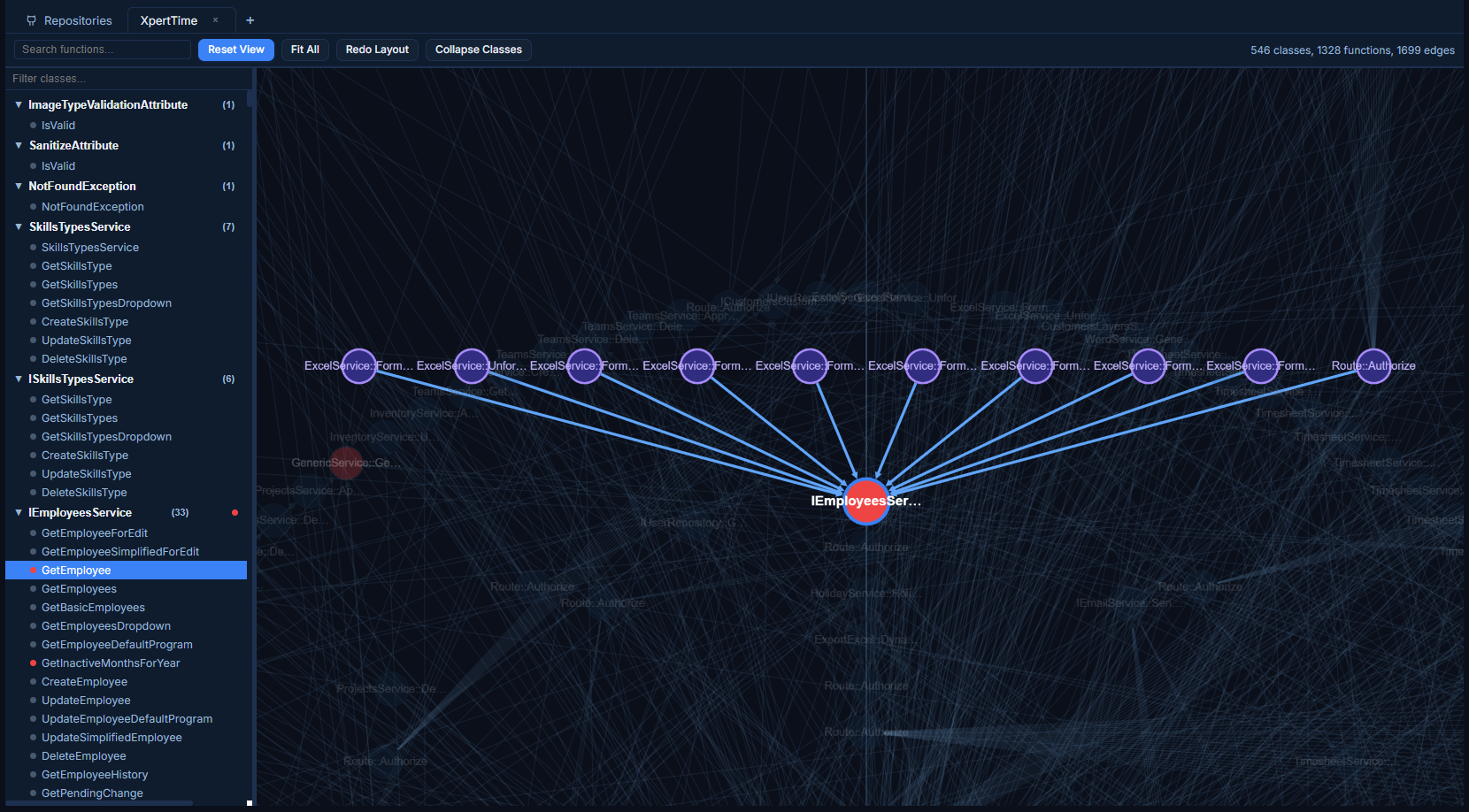 Pragma Core Code Map - function call stack viewr